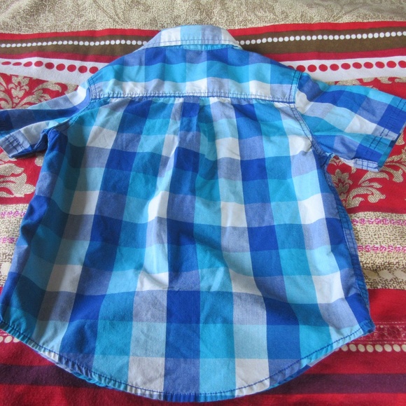 3/$10 Plaid Boy's shirt - Picture 2 of 3